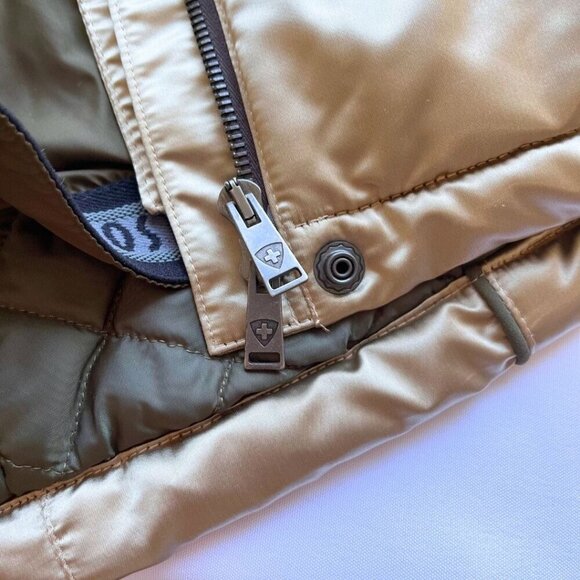 POST CARD GOLD SATIN SKI COAT PANTS 2 PIECES COORDINATED SET - 6 - Picture 9 of 16